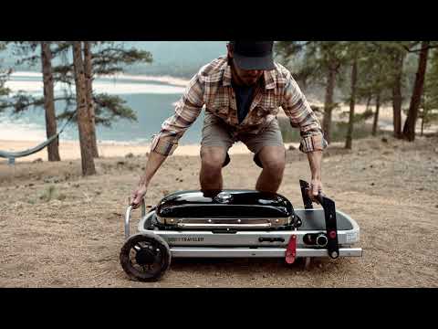 Gasolgrill Weber Traveler Stealth Edition