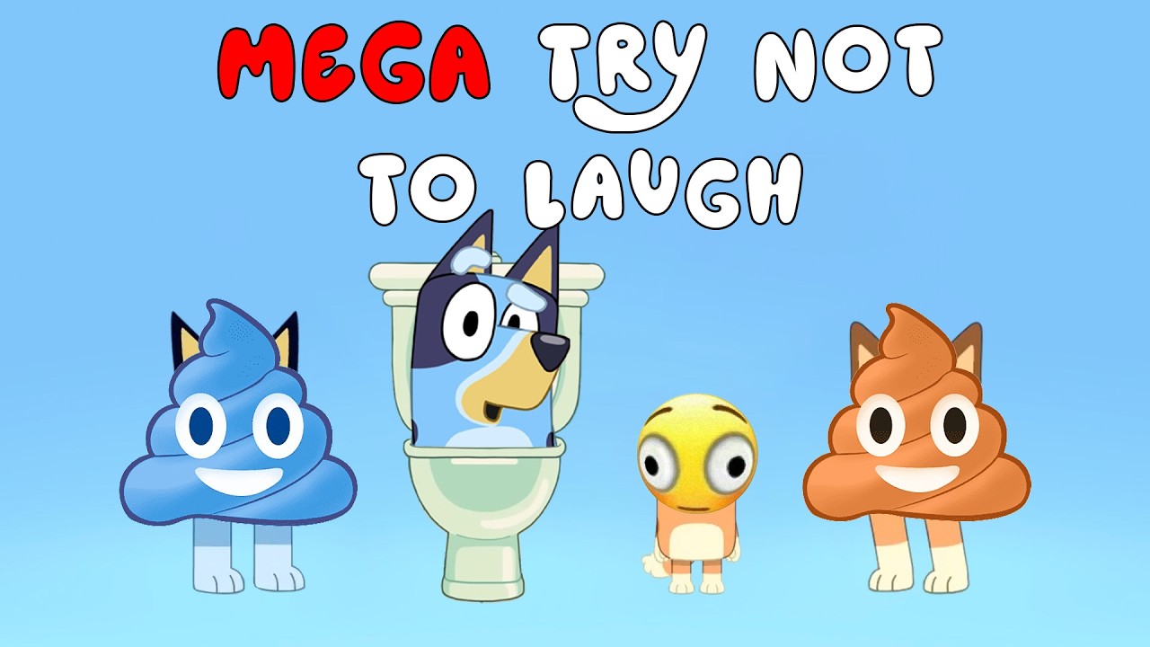 BLUEY MEGA TRY NOT TO LAUGH💀(BELLY BUSTER)