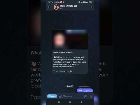 ആരും പറയാത്ത ചാറ്റിങ് ബോട്ട് Telegram chat bot /chat with strangers #viral #shorts #telegram #single