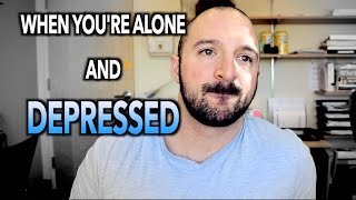 WHEN YOU&#39;RE ALONE &amp; DEPRESSED (How Do You Keep Yourself Safe?) | Q&amp;A