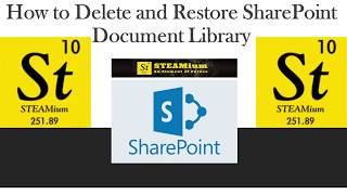 How to Delete and Restore Document Library in SharePoint Online