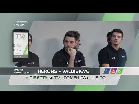 Basket, serie C Gold: domenica in diretta su Tvl (ore 18) Herons Montecatini-Valdisieve