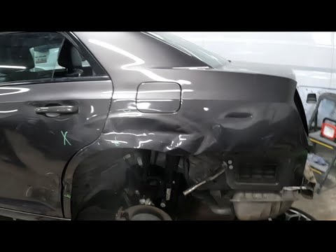 How to repair a damage Chrysler 300 quarter panel from start to finish