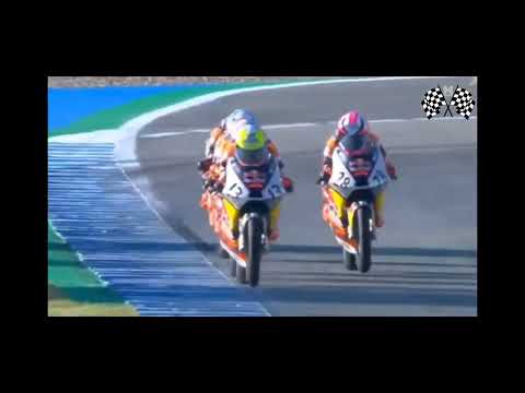 Hakim Danish Last Lap Overtake Podium Red Bull MotoGP Rookies Cup 2024