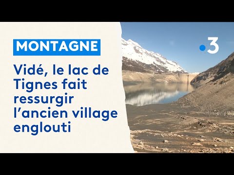 "Ils ne voulaient pas partir de chez eux": vidé, le lac de Tignes fait ressurgir le village englouti
