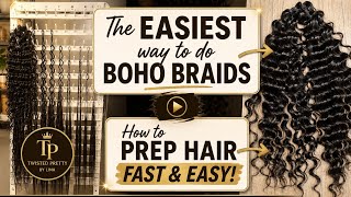 Miracle Knots Hair for Boho Braids + NEW Braid Rack for Hair Prep!