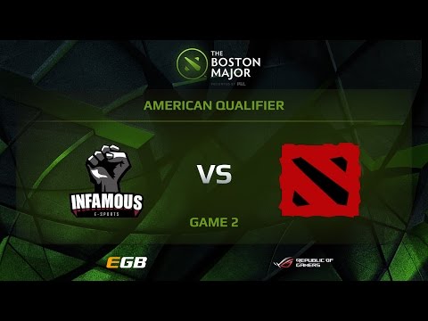 Infamous vs FDL, Game 2, Boston Major AM Qualifiers