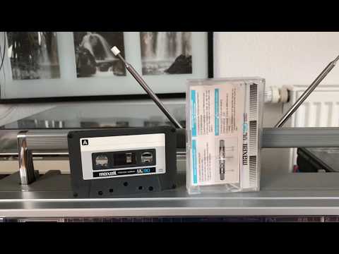 Maxell UL 90 audio cassette on Toshiba Bombeat