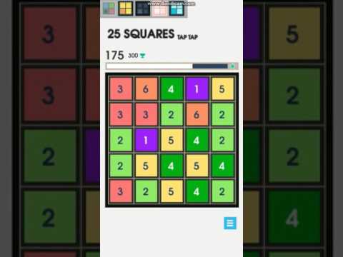 25 Squares - Tap Tap Video
