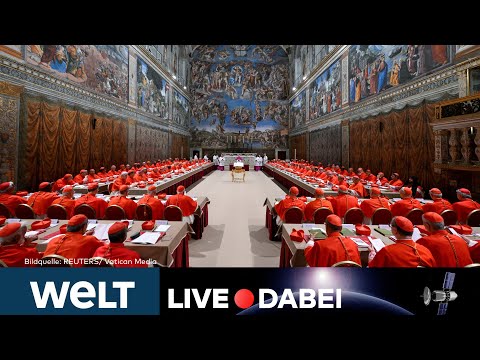 VATIKAN: Schwarzer Rauch nach erstem Wahlgang! Konklave zur Papstwahl geht weiter I WELT LIVE DABEI