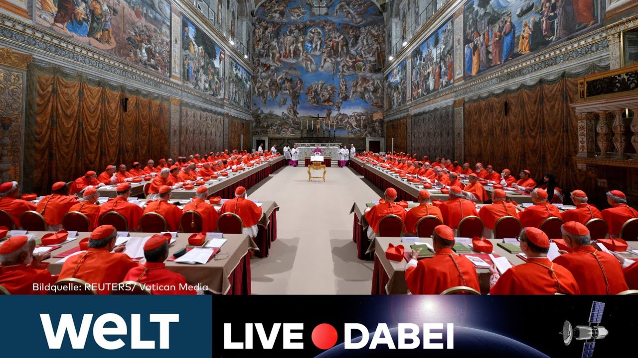 VATIKAN: Schwarzer Rauch auch nach zweitem Wahlgang! Konklave zur Papstwahl geht weiter I LIVE DABEI