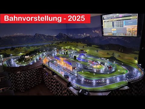 VorAlpen - Raceway - Bahnvorstellung 2025 unserer Carrera Digital 132 / 124 Bahn