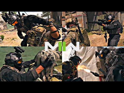 Modern Warfare 2 New FREE "Militant" Shadow Company Skin All Finishing Moves