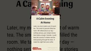 Learn English With A Calm Evening At Home | Improve Your English #englishforbeginners