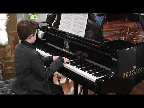 "Fantasia in D minor" by Mozart (played by Mason Mirabile)