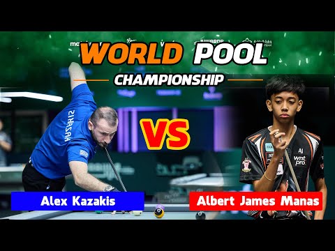 HIGHLIGHTS | Alex Kazakis vs AJ Manas | World Pool Championship #highlightsbilliardstv