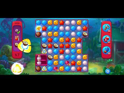 Fishdom Hard level 11516 no boosters フィッシュダム ハード