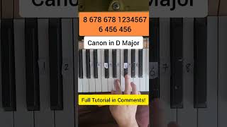 Download lagu Canon In D Major (Easy Piano Tutorial) mp3