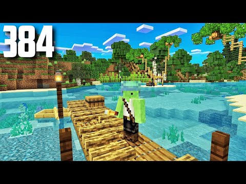 Let's Play Minecraft - Ep.384 : Docks, Debris, & Designing!