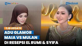 Sama-sama Pamer Pakai Berlian, Adu Gaya Glamor Maia Estianty vs Mulan Jameela di Resepsi El Rumi