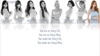 Nine Muses - Fancy HAN-ROM-ENG Lyrics Member coded