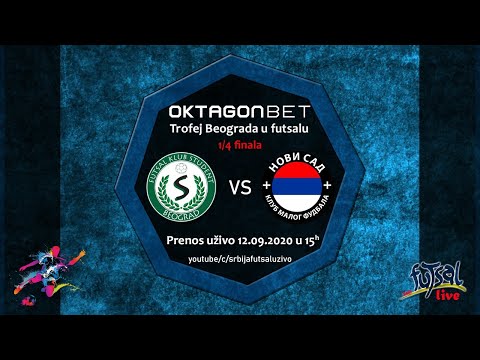 Oktagonbet trofej Beograda u futsalu * Kmf Student - Kmf Novi Sad