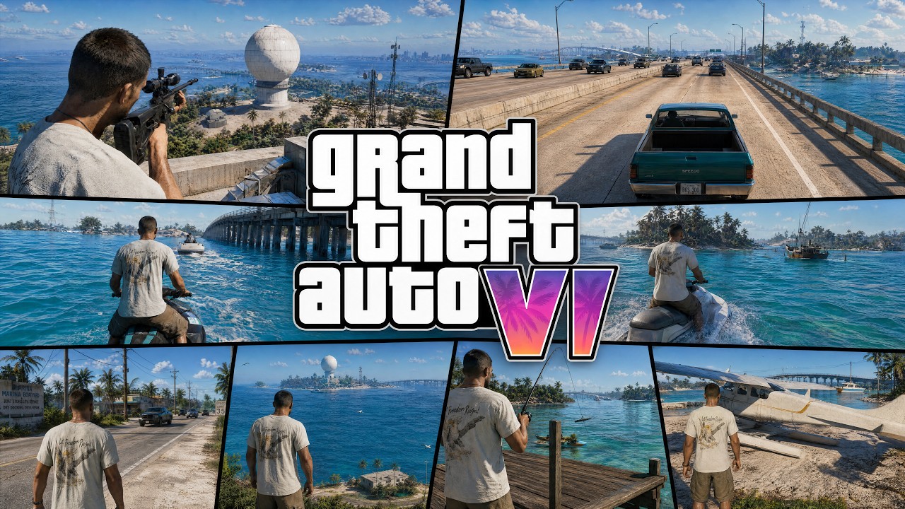 Grand Theft Auto VI: Gameplay Trailer – Exploring Leonida Keys (Concept)