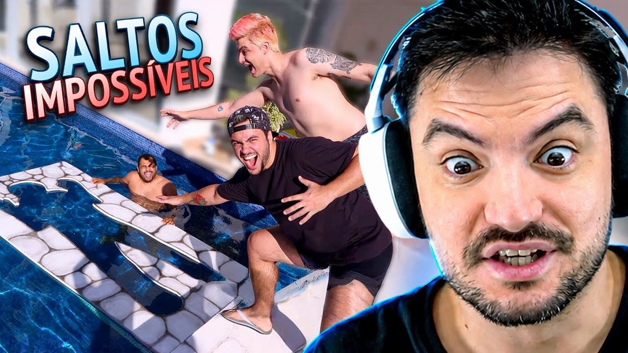 DESAFIO DAS FORMAS NA PISCINA DOS IRMÃOS NETO!