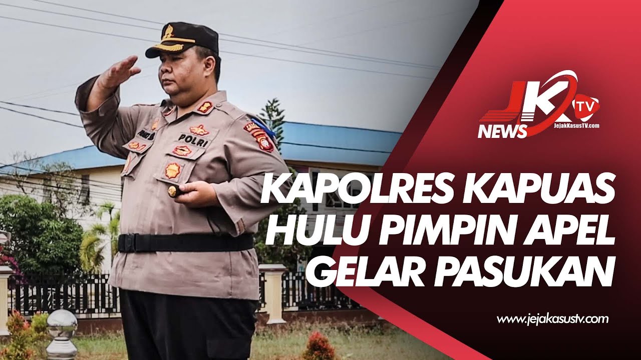 Kapolres Kapuas Hulu Pimpin Apel Gelar Pasukan Operasi Keselamatan Kapuas 2023