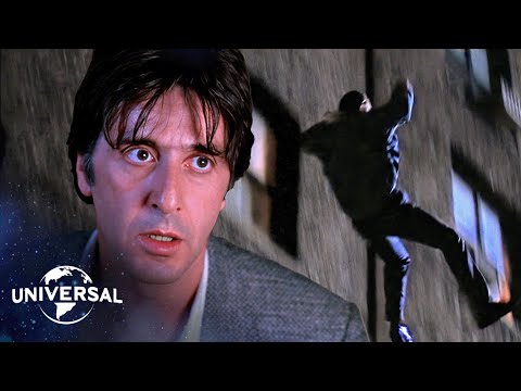 Thumbnail of the video: Al Pacino Throws the Killer Out the Window