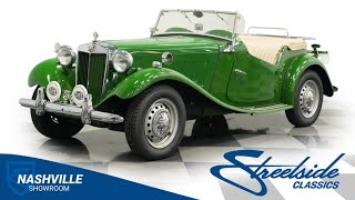 Video Thumbnail for 1953 MG MG-TD