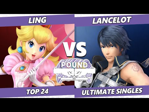 Pound 2022 Top 24 - Lancelot (Chrom) Vs. Ling (Peach) SSBU Smash Ultimate Tournament