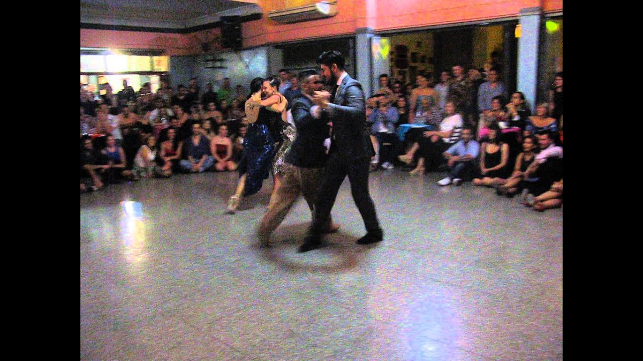 SEBASTIAN JIMENEZ y MARIA INES BOGADO y VIRGINIA PANDOLFI y JONATAN AGUERO en Viva La Pepa Milonga