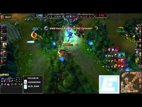 Genja's kiting is OP