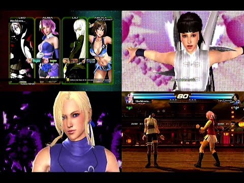 11 Alisa (Hinata) y Leo (Neji) VS Lili (Ino) y Asuka (Sakura) - Tekken tag tournament 2  x24