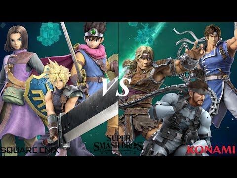 Super Smash Bros. Ultimate: Square Enix vs. Konami