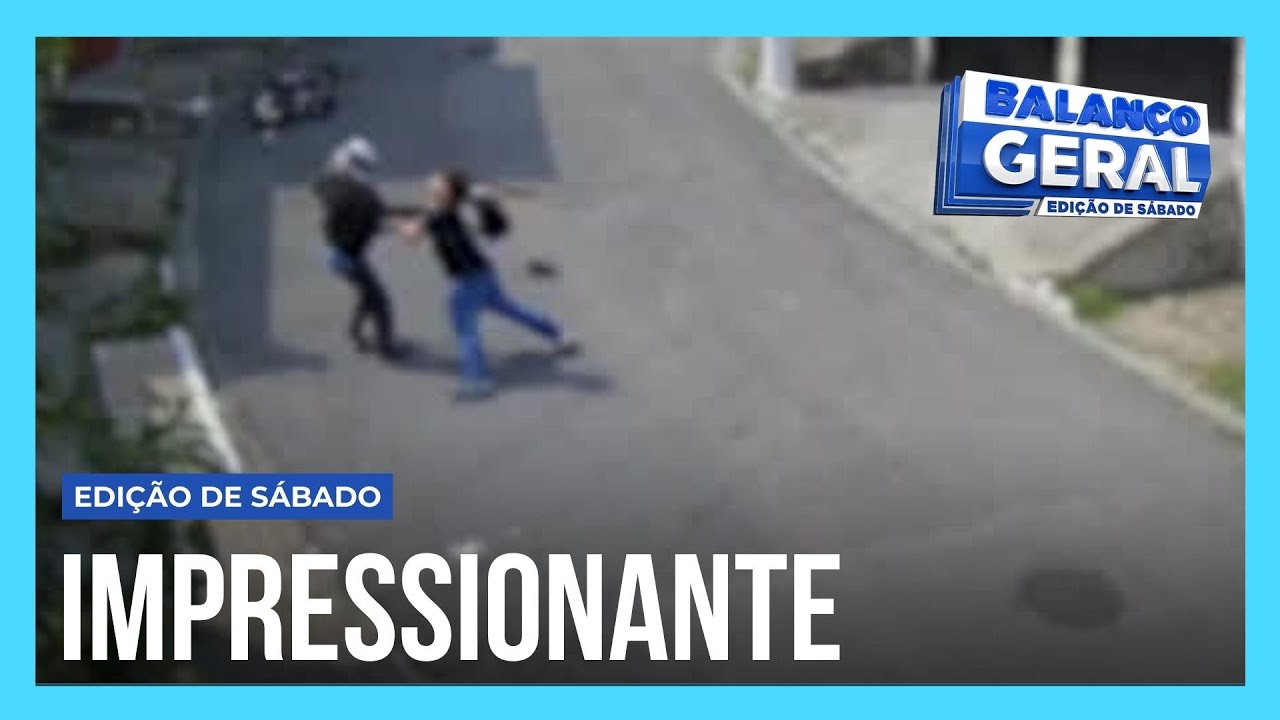 Vídeo: assalto com reação surpreendente é flagrado por câmera com áudio