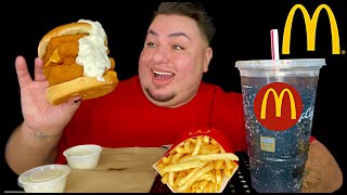 QUADRUPLE FILLET O FISH • EXTRA TARTAR SAUCE • McDonald’s Mukbang