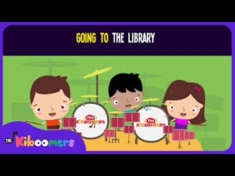 Going to the Library Lyric Video - The Kiboomers Preschool Songs & Nursery Rhymes for Learning
