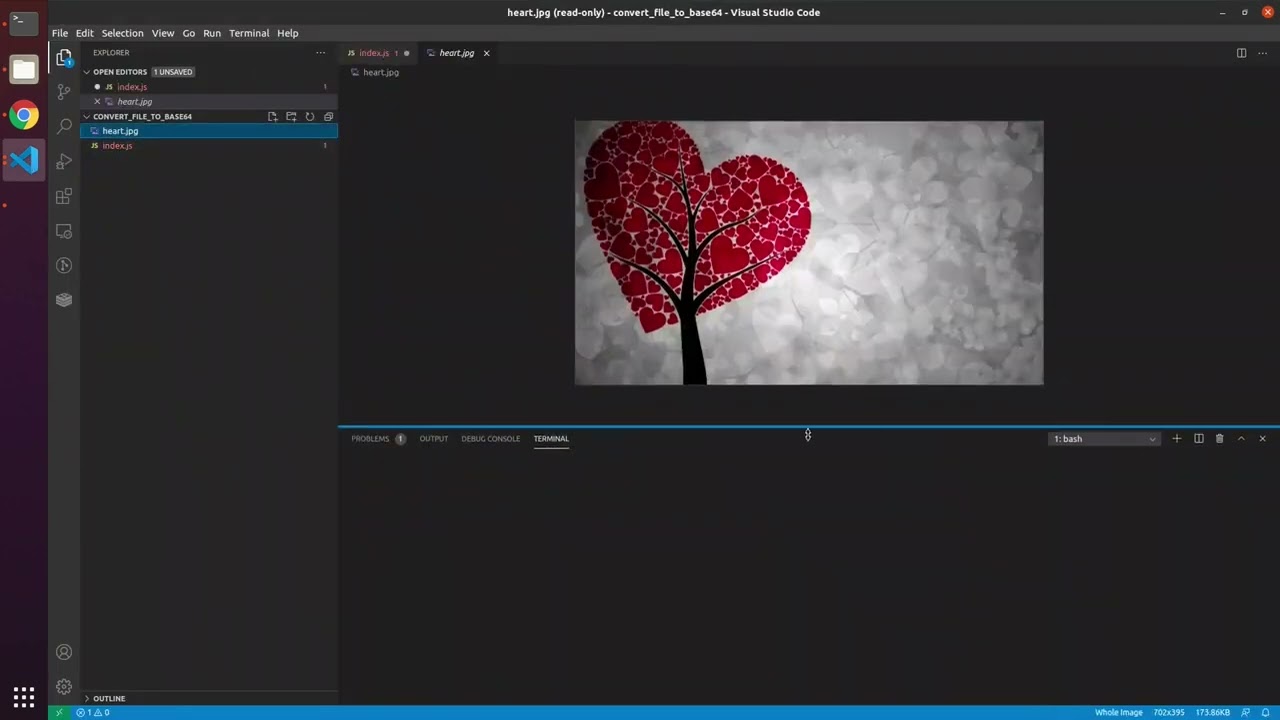 Convert Any File to Base64 | Nodejs