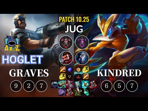 AXIZ Hoglet Graves vs Kindred Jungle - KR Patch 10.25