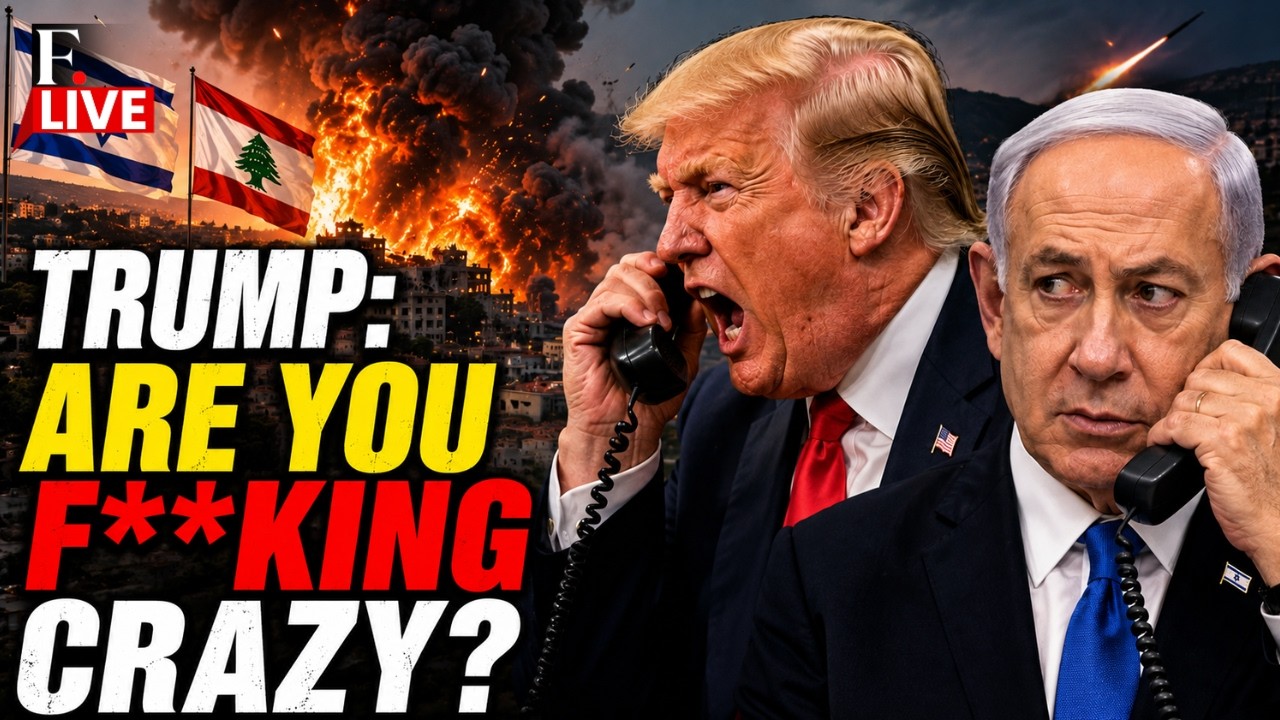 Trump Calls Netanyahu 'Crazy' As Lebanon Strikes Threaten Ceasefire | LIVE