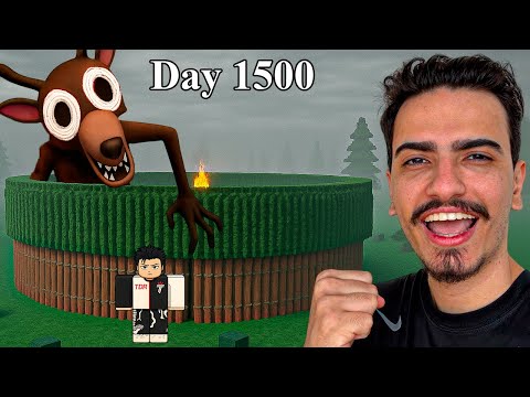 SOBREVIVI 1500 DIAS NO 99 NOITES NA FLORESTA 🌳✅