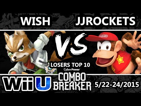 Combo Breaker - Wish (Fox) Vs. JJRockets (Diddy Kong) SSB4 Losers - Smash wIi U - Smash 4
