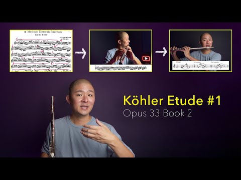 Practice this Sweet Flute Etude with Me! (Köhler Op. 33, Bk. 2, No. 1)