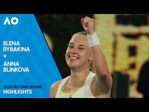 Elena Rybakina v Anna Blinkova Highlights | Australian Open 2024 Second Round