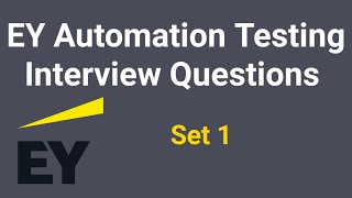 Download the video "EY Automation Testing Interview Questions Part-1 | EY Automation Testing Questions|Earnest and Young"
