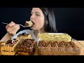 ASMR | CHOCOLATE MOUSSE CAKES | MUKBANG