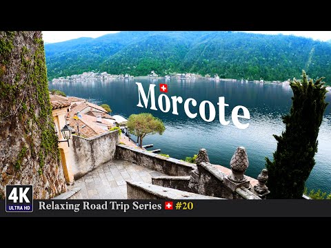 Morcote, Canton of Ticino 🇨🇭 Relaxing Road Trip & Virtual Walking Tour in Switzerland Ep#20