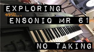Video thumbnail for Exploring Ensoniq MR-61 (No Talking) by Todd Smith Music
